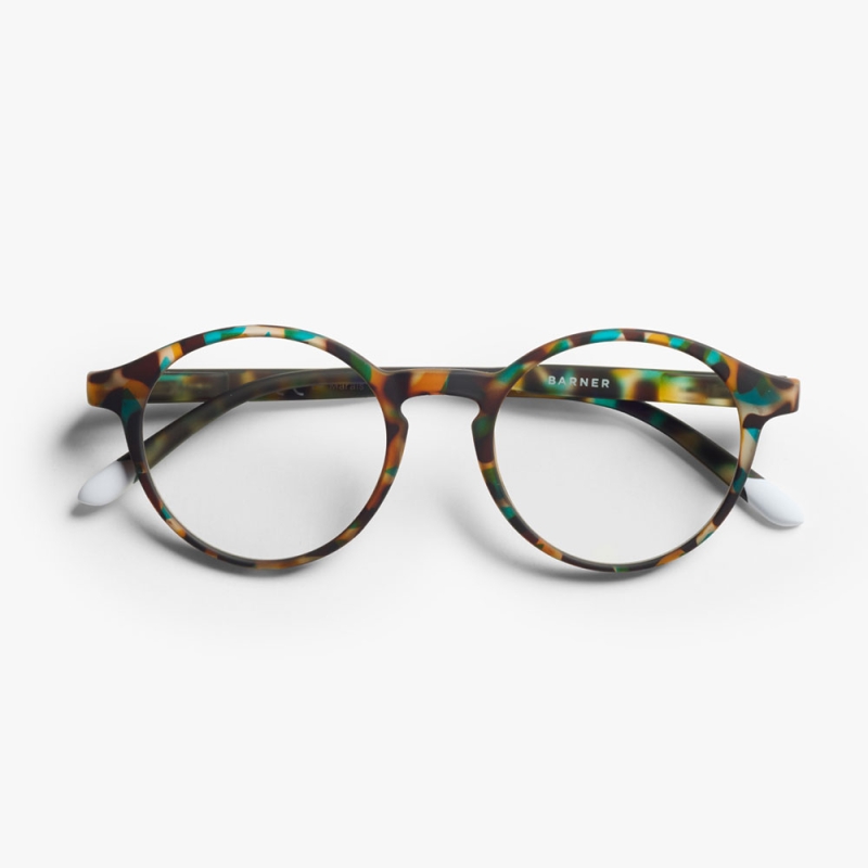 Le Marais Blue Light Reading Glasses Light Tortoise