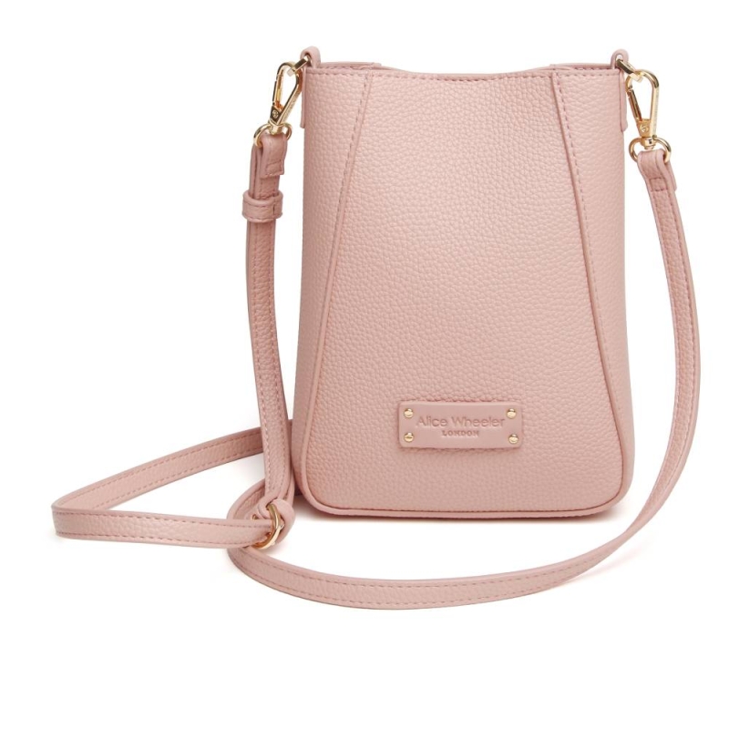 Alice Wheeleer Pink Kensington Phone Cross Body Bag