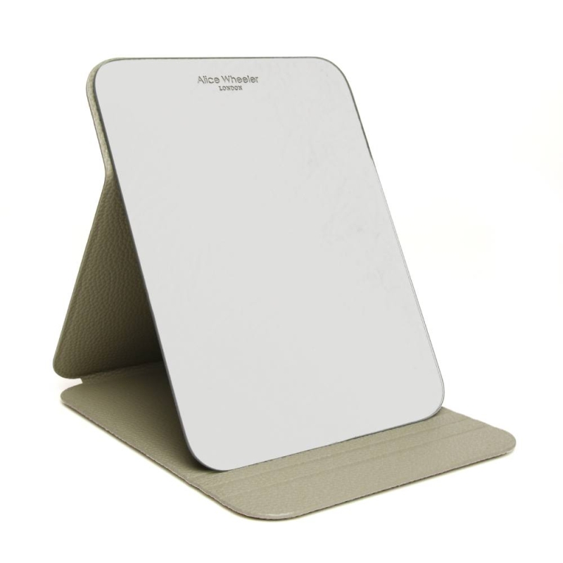 Alice Wheeler Pistchio Folding Travel Mirror