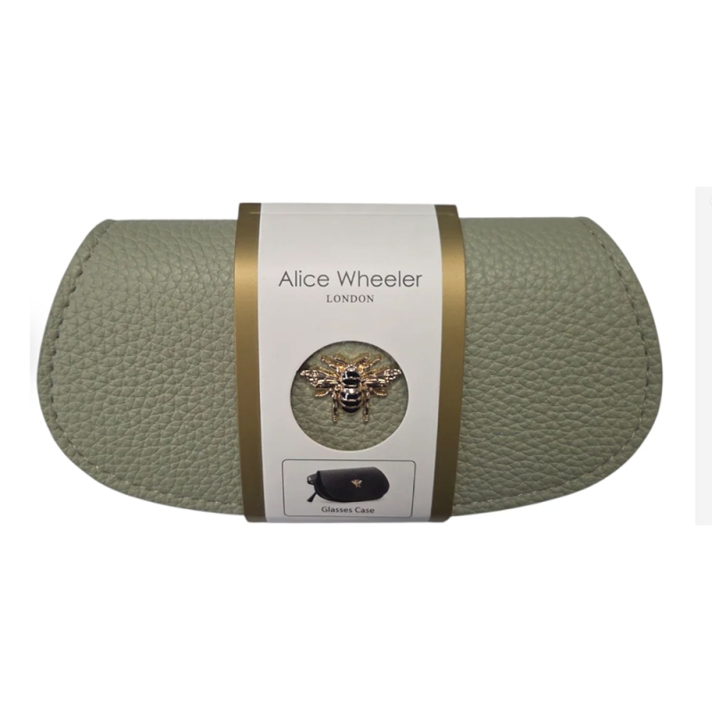 Alice Wheeler Pistachio Glasses Case