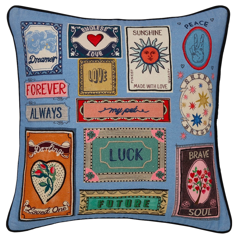 Cath Kidston Keep Kinds Cushion 45 x 45cm Blue