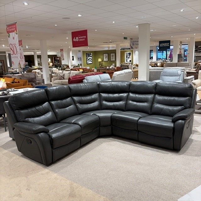 Houston Corner Sofa with Manual Recliners (Ipswich)