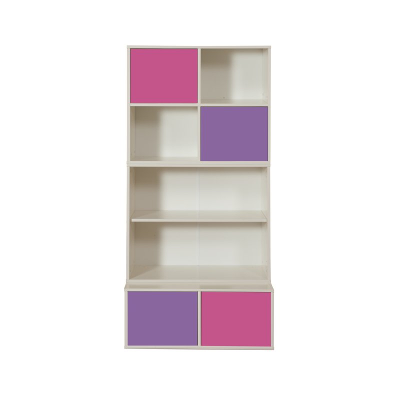 Stompa Duo Uno S Storage Bundle 2 - 2 Pink & 2 Purple Small Doors