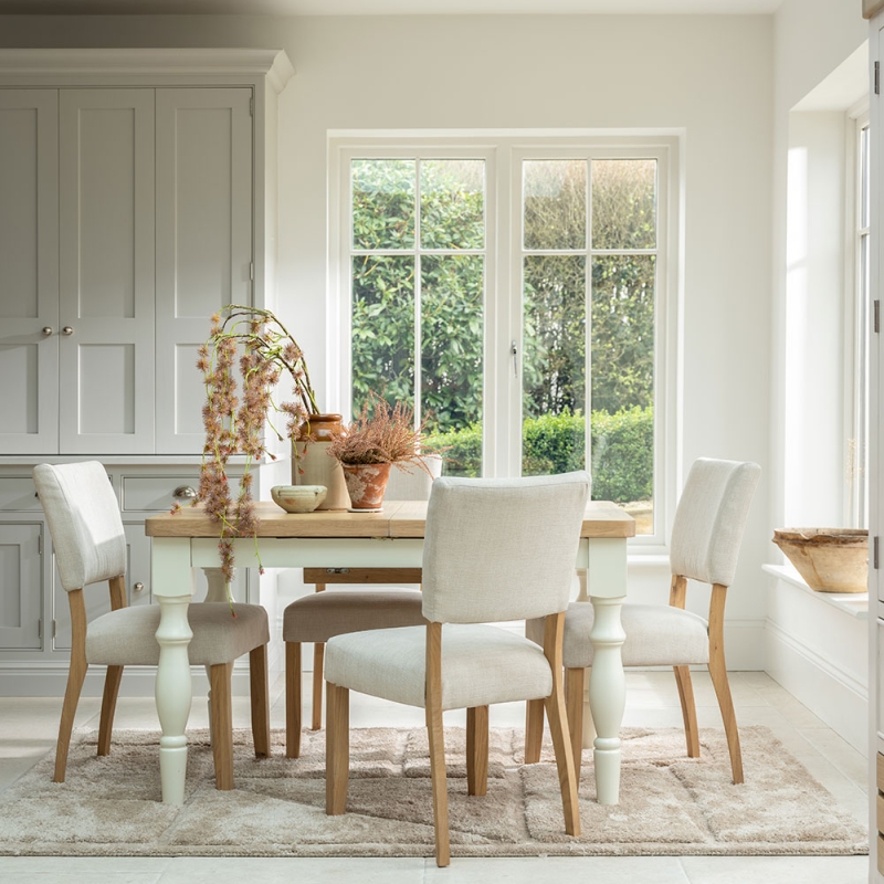 Burnley Extending Dining Table with 4 Chairs