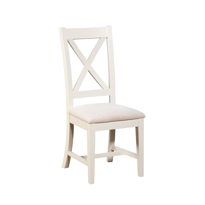 Burnley Upholstered X Back Dining Chair
