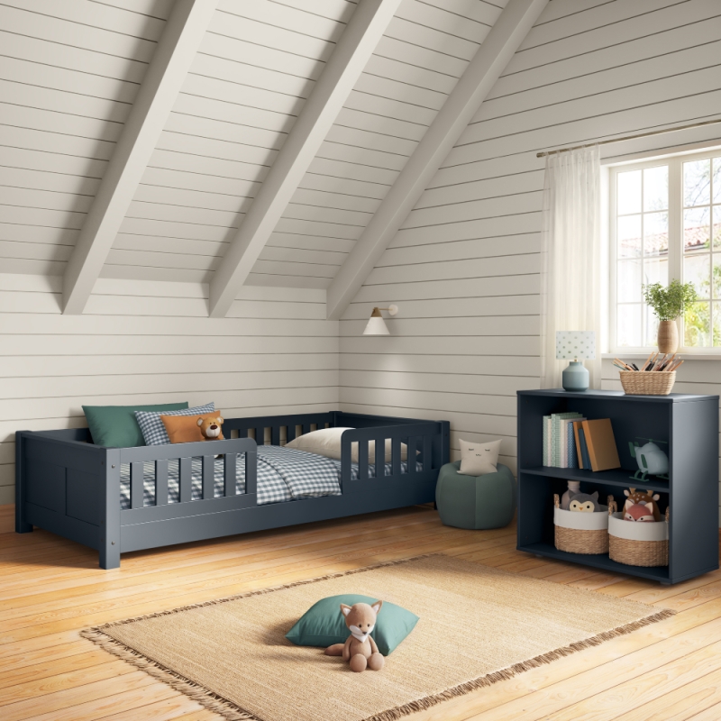 Arven Junior Floor Bed Blue