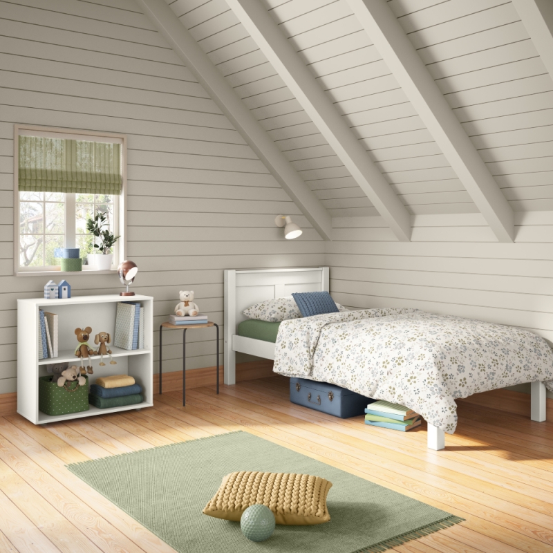 Arven Single Bed White