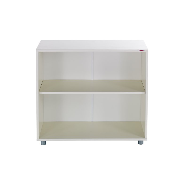 Stompa Duo Uno S Bookcase One Shelf White