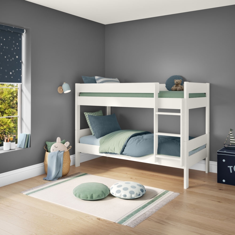 COMBNK Compact detachable bunk bed white