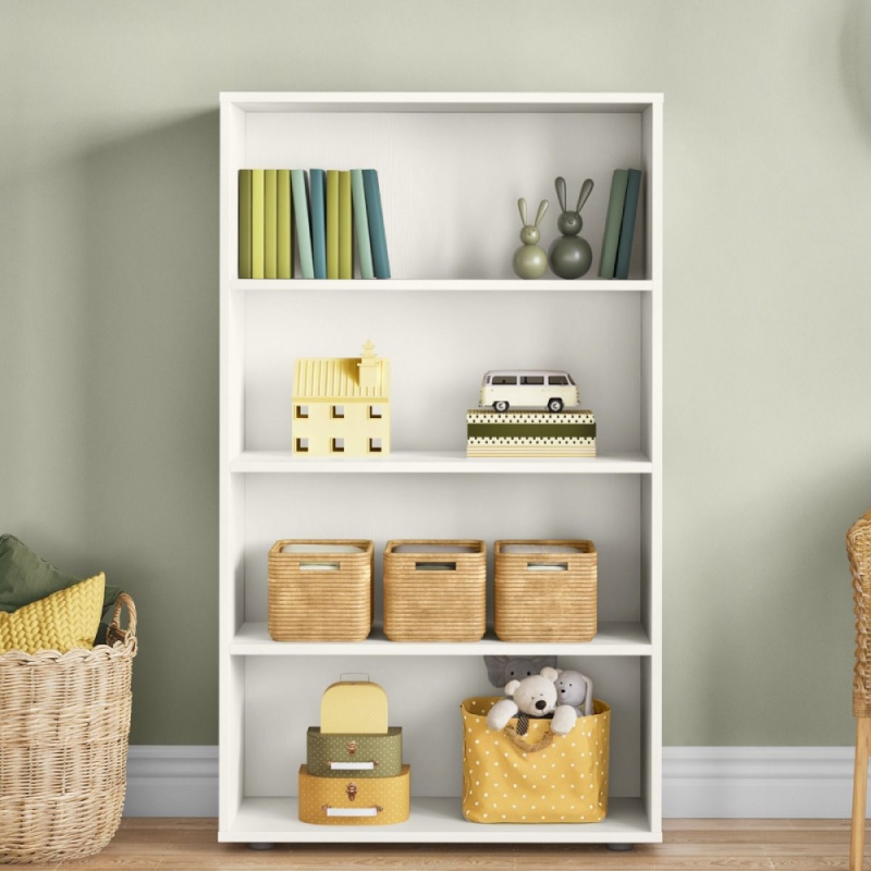 Tall Bookcase White