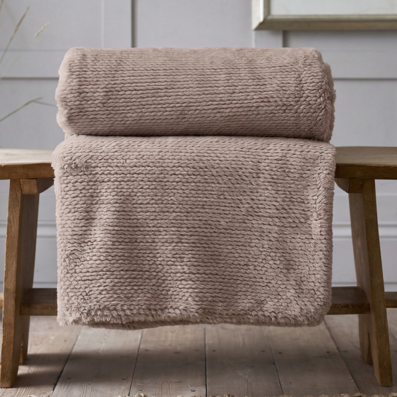Sandringham Throw Mocha
