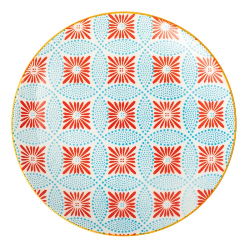 Blue Mosaic Plate