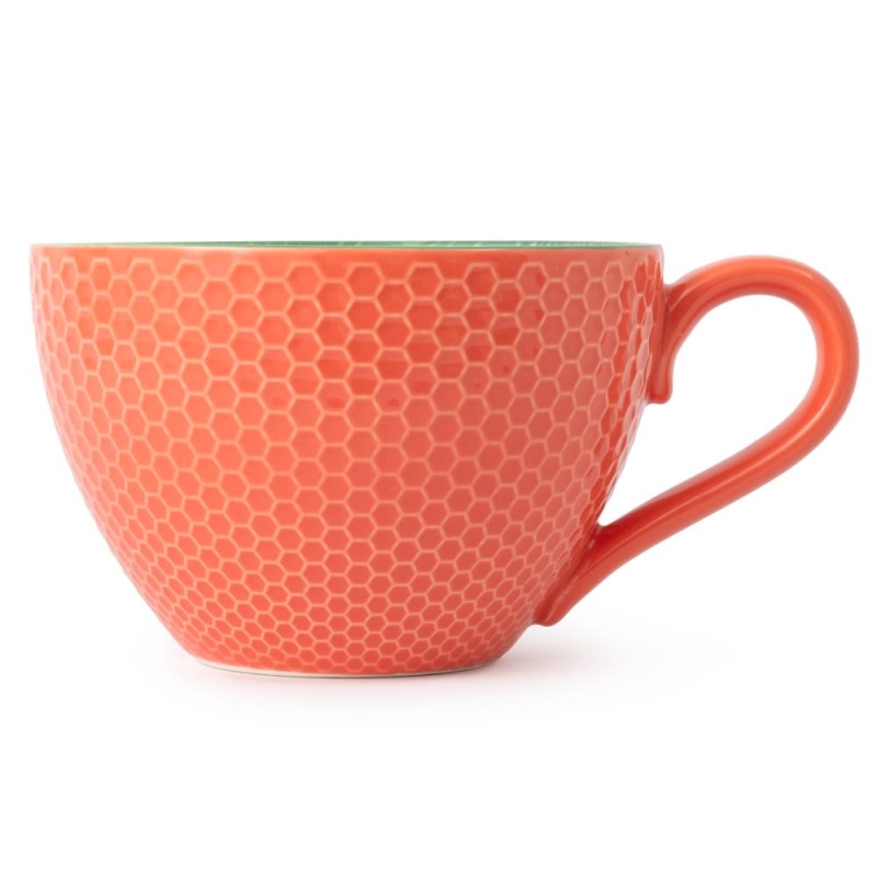 Grey Floral Mug