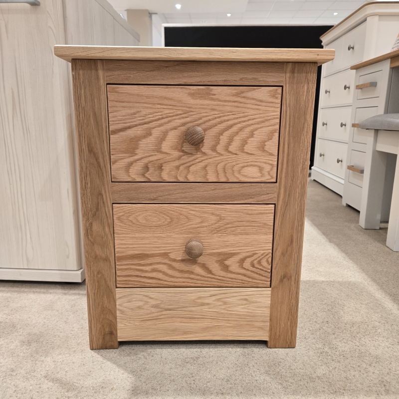 Oxford 2 Drawer Bedside (Ipswich)