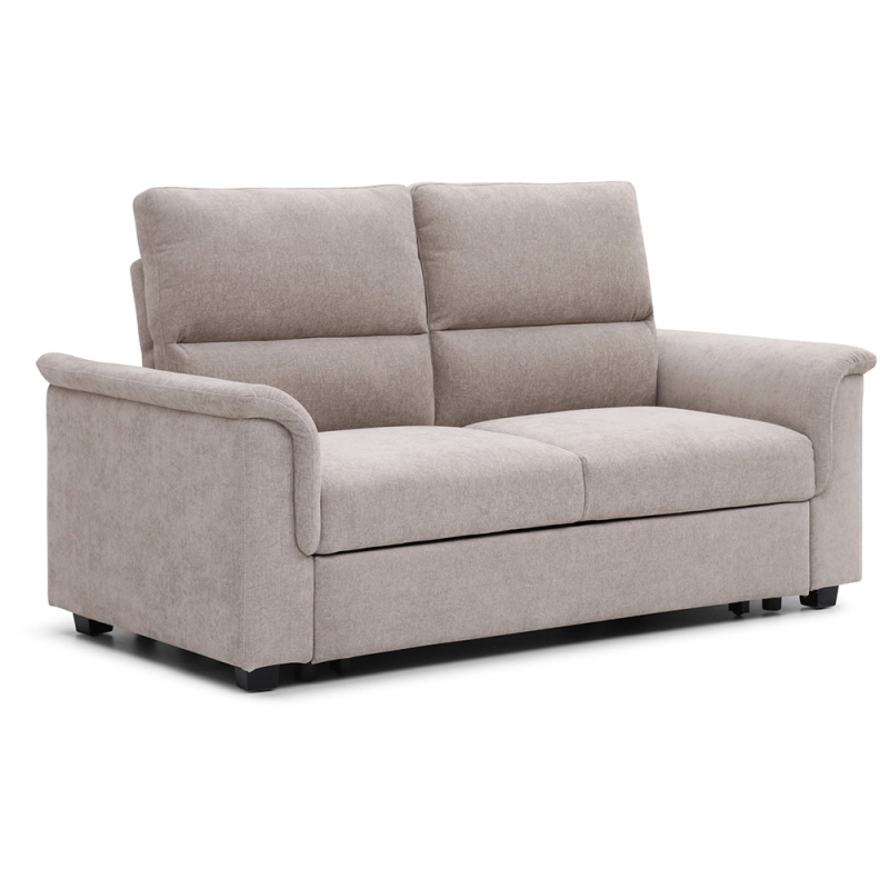 Bailey 2 Seater Sofabed Taupe