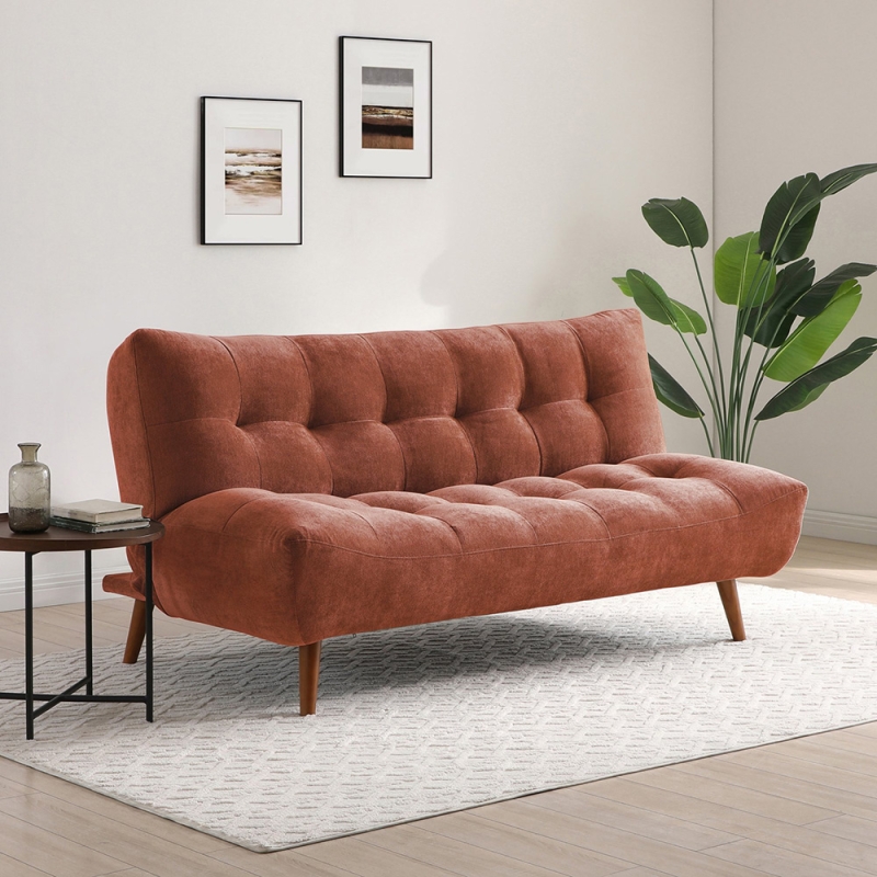 Lewis Sofa Bed Terracotta