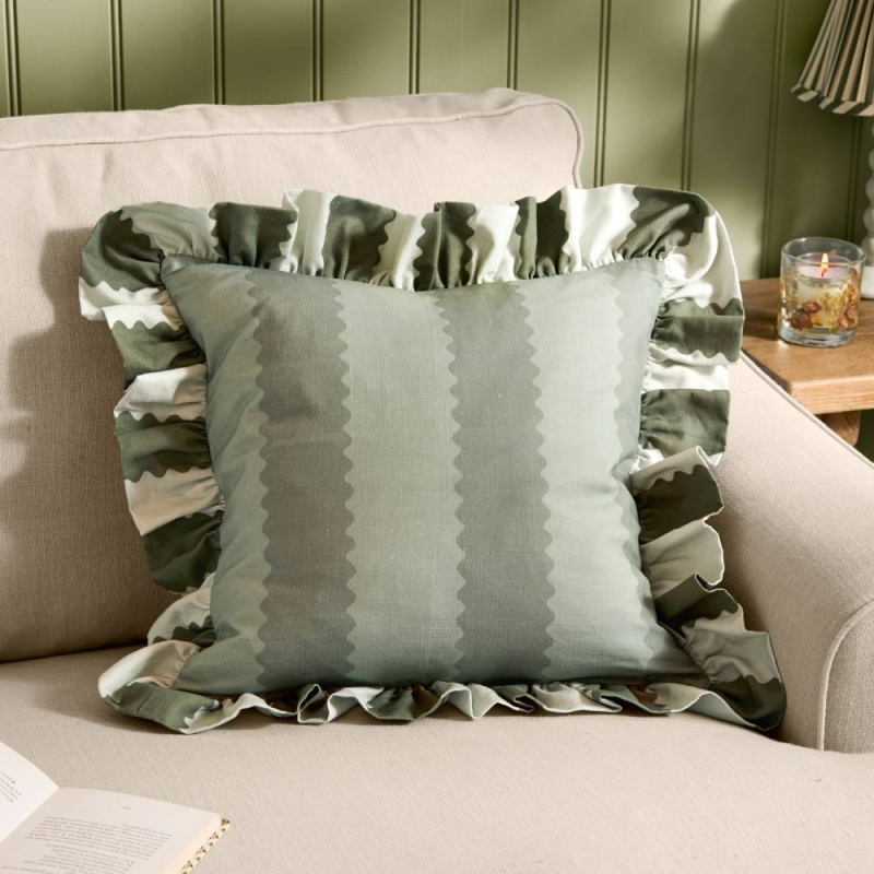 Birdie Stripe Cushion