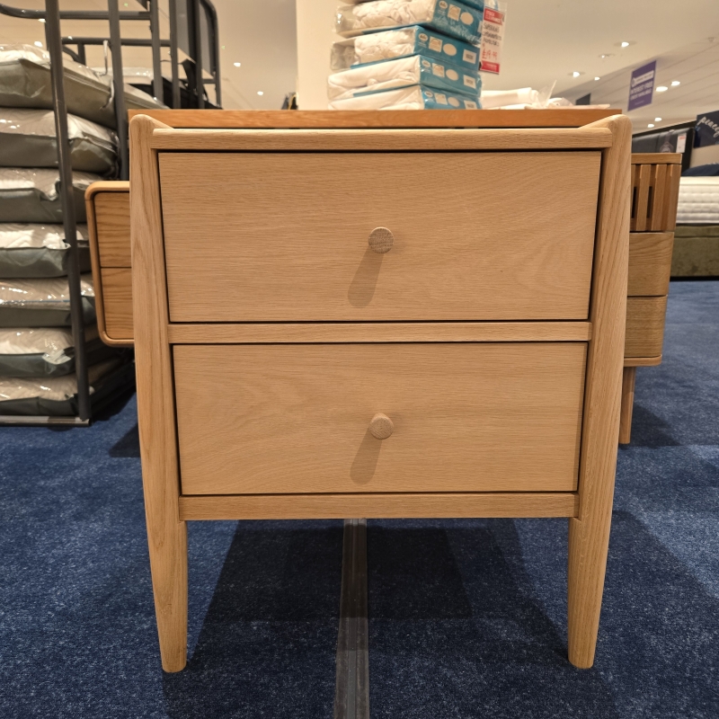 Ercol Winslow 2 Drawer Bedside (Ipswich)