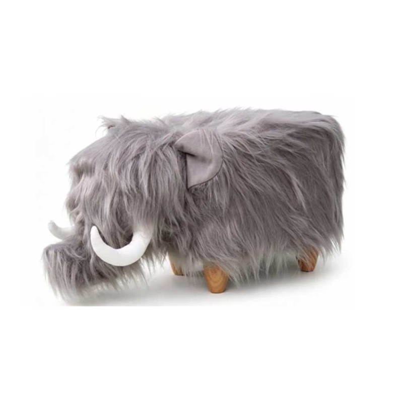 Trevor the Wooly Mammoth Footstool