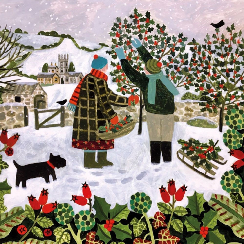 Gathering the holly