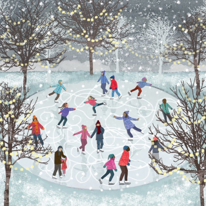 Skating on the pond