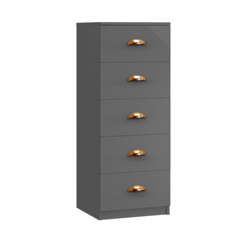 Como 5 Drawer Narrow Chest