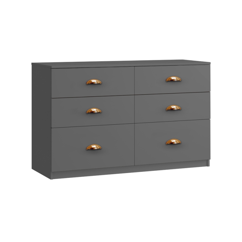 Como 6 Drawer Twin Chest (2 deep drawers)