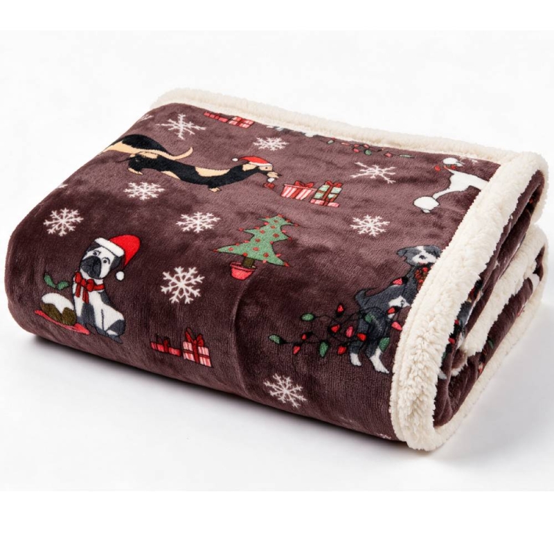 Festive Dog Throw