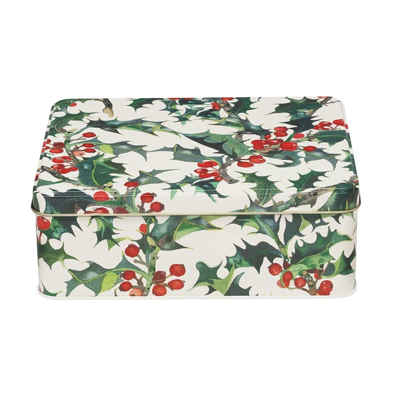 Emma Bridgewater Holly Deep Rectangular Tin