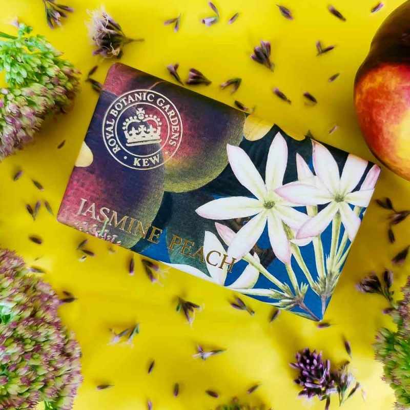 Kew Gardens Soap Bar Jasmine Peach 240g