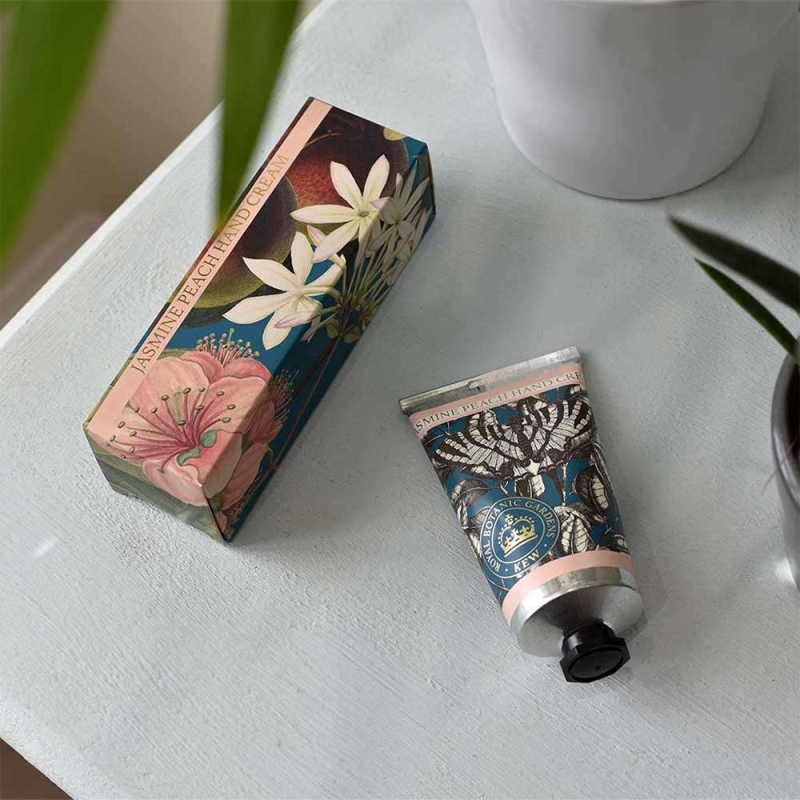 Kew Gardens Hand Cream Jasmine Peach 75ml
