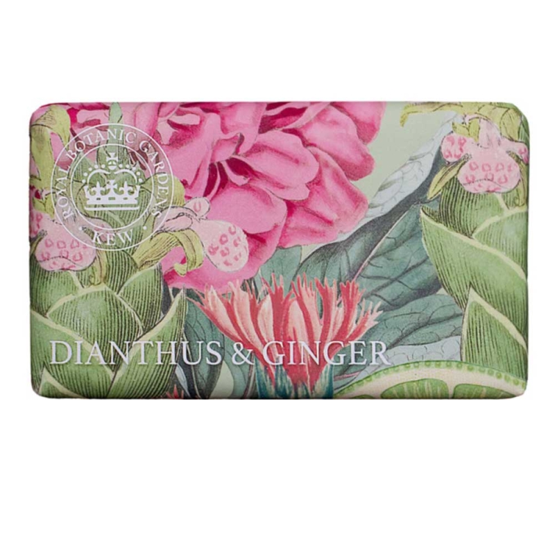Kew Gardens Soap Bar Dianthus & Ginger 240g
