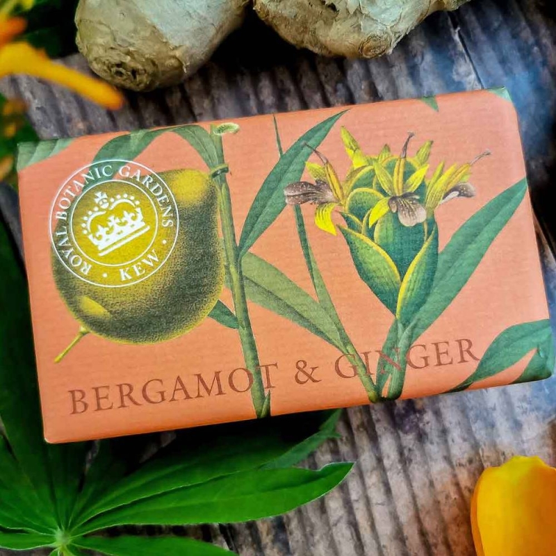 Kew Gardens Soap Bar Bergamot & Ginger 240g
