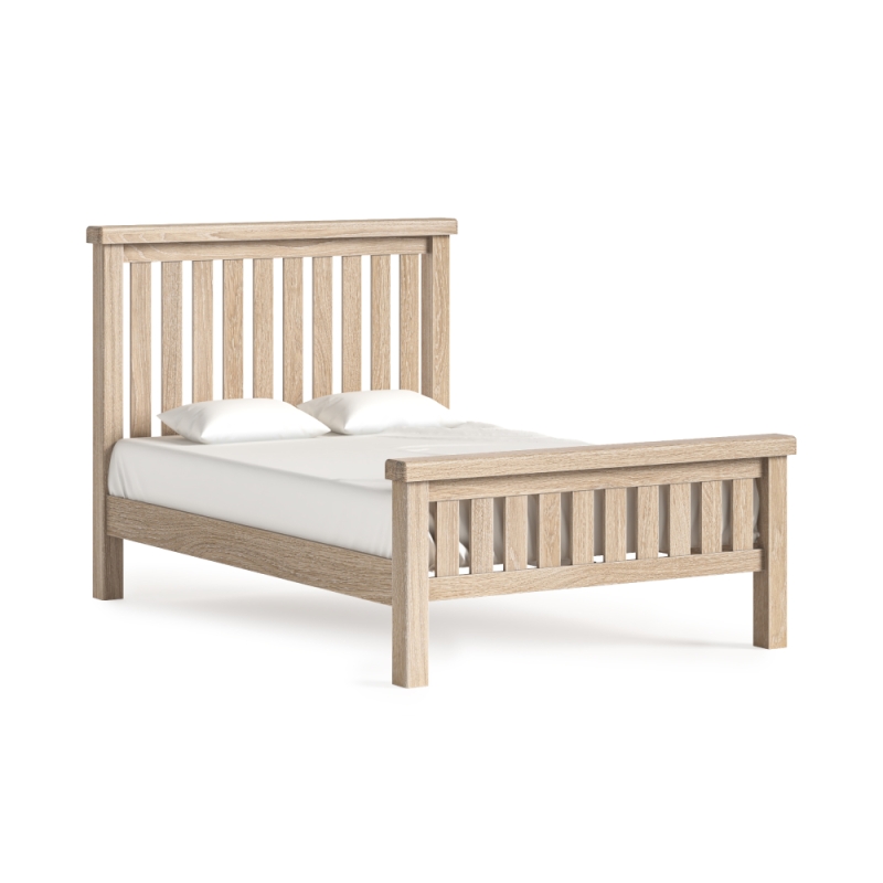 Newhaven Bed Frame White Wash