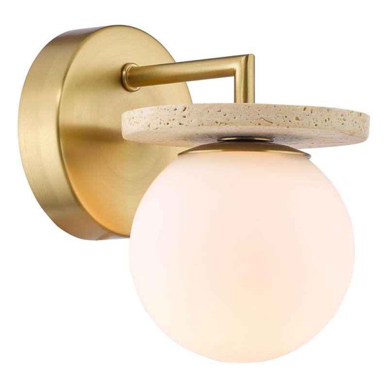 Dar Inaya Wall Light Natural Brass
