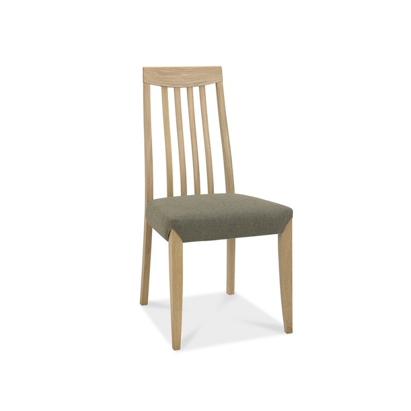 burnham slat back dining chair black gold