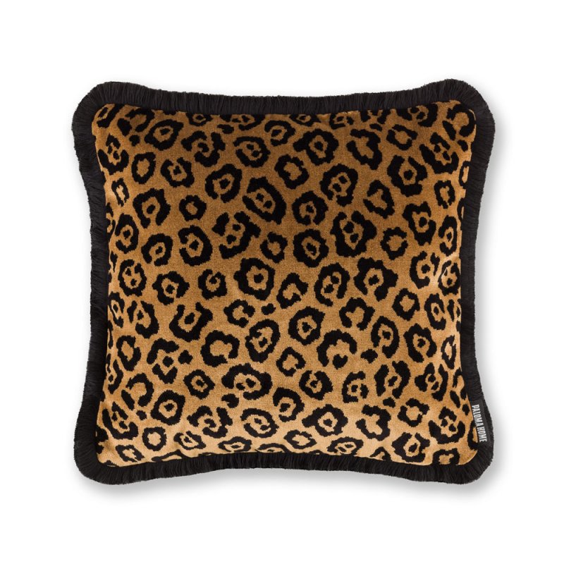 Luxe Velvet Leopard 43cm Cushion