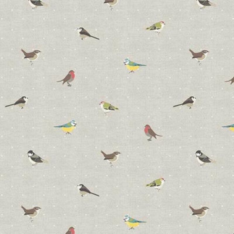 Garden Birds PVC Fabric