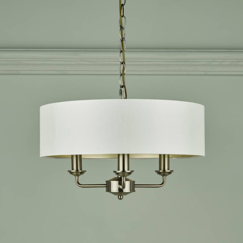 Laura Ashley Sorrento 3-Light Chandelier