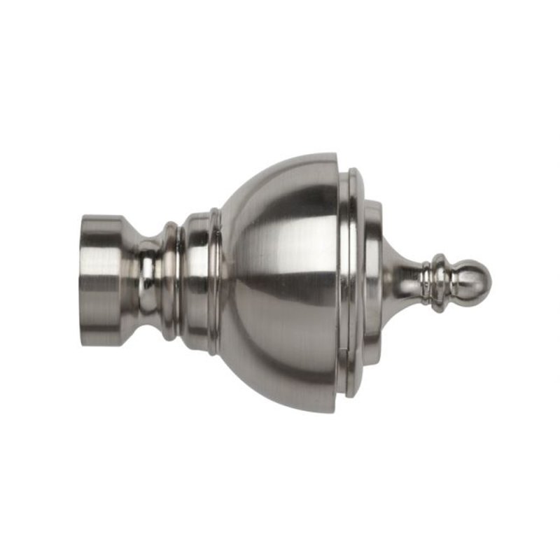 Hareball 28mm Finial Satin Silver