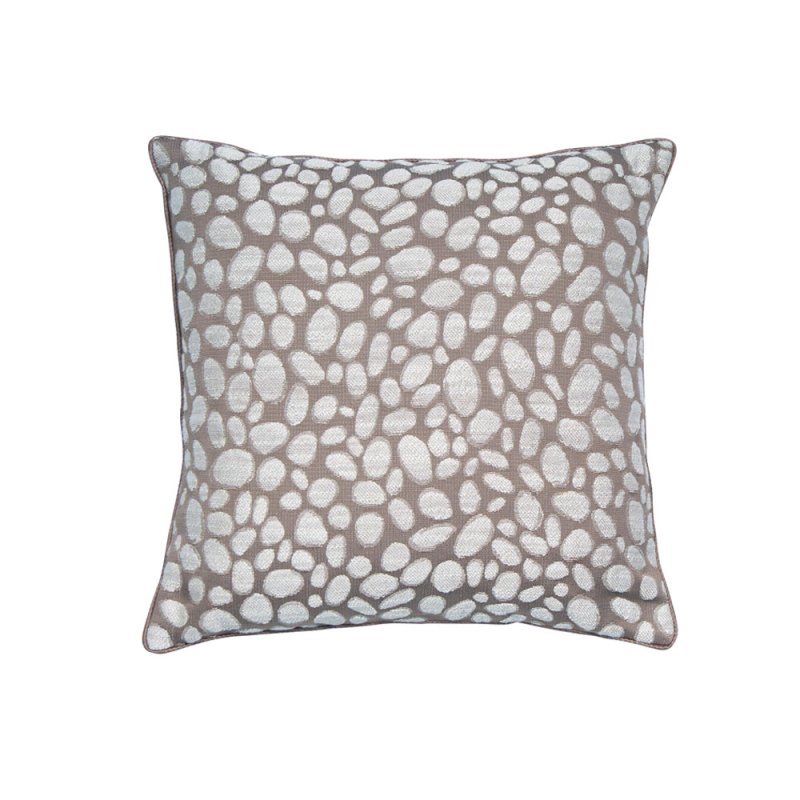 Pebbles 43cm Design Weave Cushion Taupe