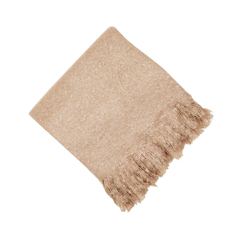 Serena Mohair Throw Natural 