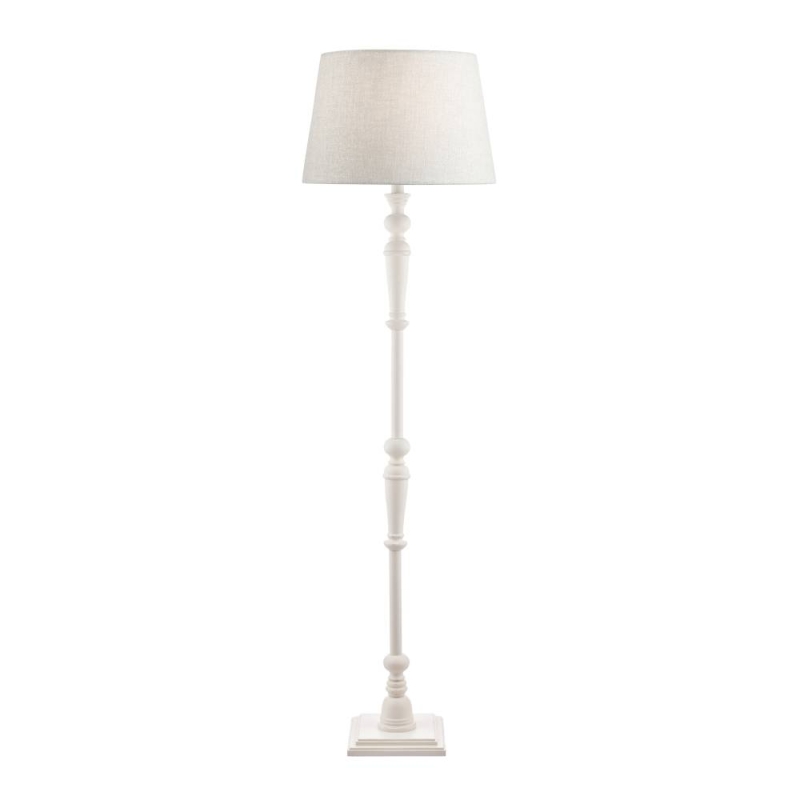 Laura Ashley Tate Wooden Table Lamp Off White