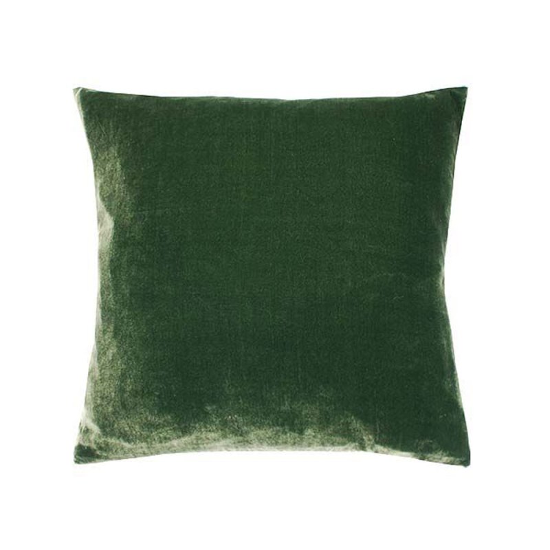 Velvet Lustre Cushion 43cm Olive