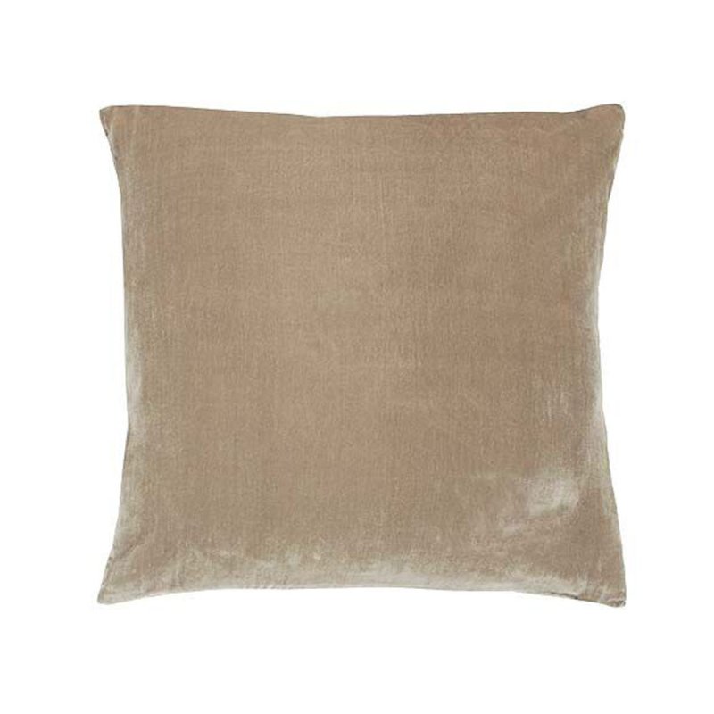 Velvet lustre Cushion 43cm Taupe