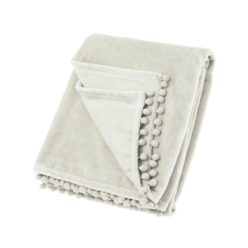 Cashmere Touch Throw 130cm x 170cm Linen