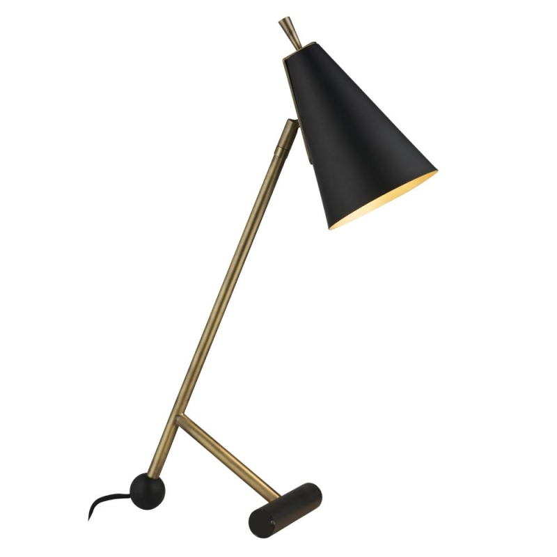 Thorpe Mid Century Matt Black Task Light