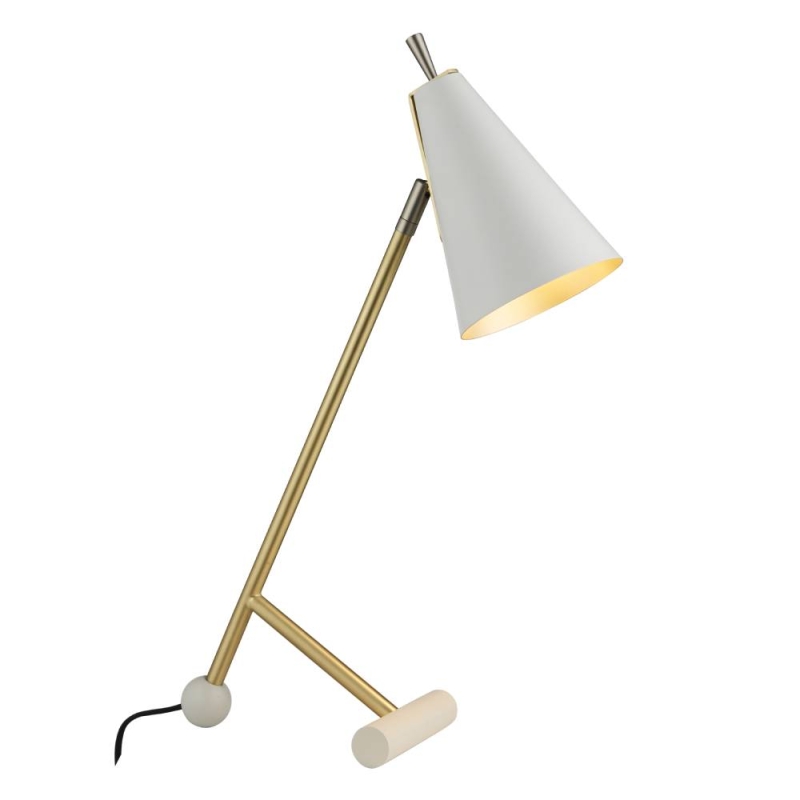 Thorpe Mid Century Matt White Task Light