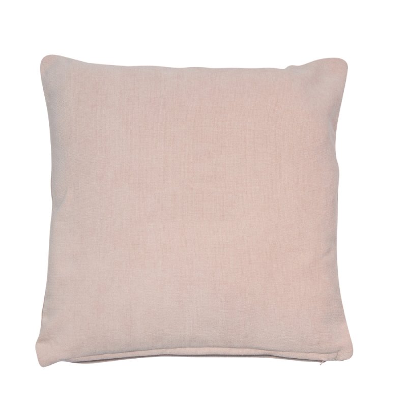 Vibe 43cm Plain Chenille Cushion Blush