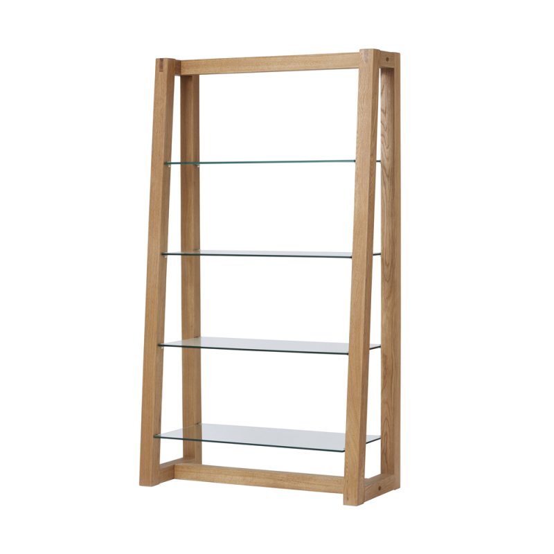 Royale Bookcase With Glass Shelves